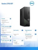 Komputer Vostro 3710 SFF Win11Pro i7-12700/8GB/512GB SSD/Intel UHD 770/WLAN + BT/Kb/Mouse/3YPS