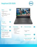 Notebook Inspiron G15 5520 W11H i7-12700H/15.6 FHD/512GB/16GB/RTX 3060/Backlit/Dark Shadow Grey/2Y NBD