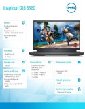 Notebook Inspiron G15 5520 Win11Home i5-12500H/15,6 FHD/512GB/16GB/RTX 3050/2Y BWOS