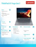 Ultrabook ThinkPad X1 Yoga G7 21CD005YPB W11Pro i7-1255U/16GB/512GB/INT/LTE/14.0 WUXGA/Touch/Gray/3YRS Premier Support