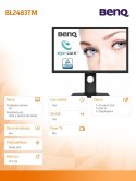 Monitor 24 cali BL2483TM LED 1ms/1000:1/FULLHD/