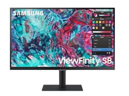 Monitor 27 cali ViewFinity S8 IPS 3840x2160 UHD 16:9 1xHDMI 2xTB 4.0 (90W/15W) 3xUSB 3.0 LAN 5ms DCh PinP/PbyP 60Hz HAS+PIV głoś